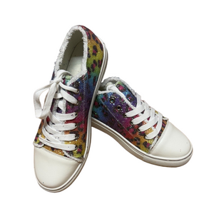 Multicolor Women's Animal Print Sneakers